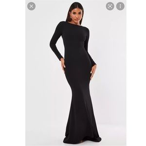 NWT Missguided open back maxi dress- Size US6